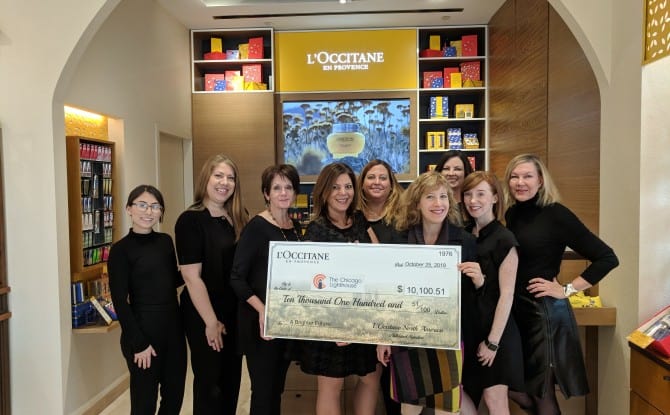 L’Occitane Gives Generous Donation to The Chicago Lighthouse